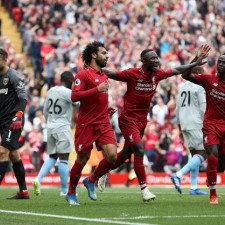 Salah a marqué le premier but